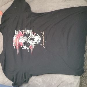 Aeropostale, large, black tee